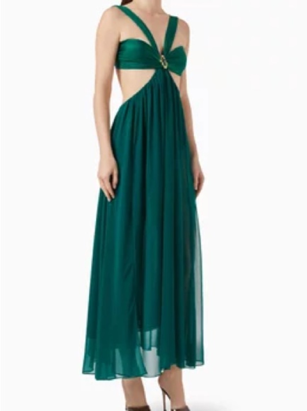 PatBo | Piscina Cutout Dress in Lycra & Chiffon - Picture 4 of 5